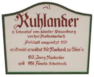 Ruhlanderhof, Unterwössen, Chiemgau
